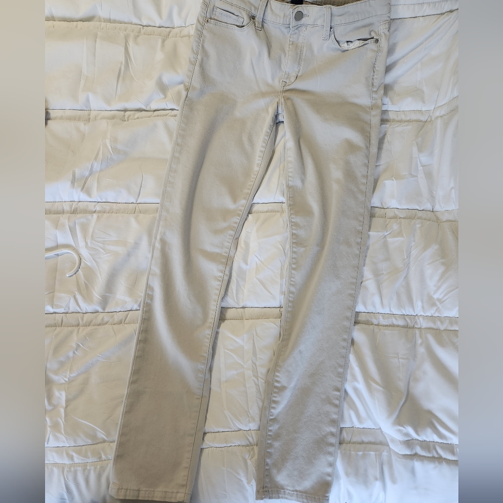 Light Gray Slim Fit Pants